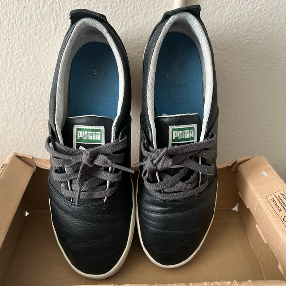 Puma Men's Black and White Sneakers - Picture 5 of 7